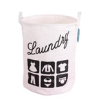 SDARISB Fashion Fabric Laundry Basket Bag Dirty Pouch Folding Laundry Storage Basket Bracelet Laundry Bag Bathroom Product