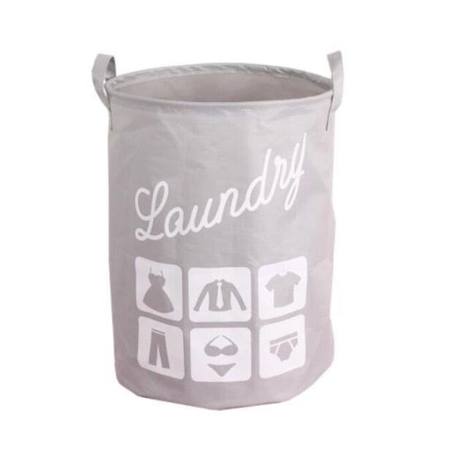 SDARISB Fashion Fabric Laundry Basket Bag Dirty Pouch Folding Laundry Storage Basket Bracelet Laundry Bag Bathroom Product