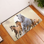New Fashion Style Majestic Horse Print Carpets Anti-slip Floor Mat Outdoor Rugs Clear Front Door Mats