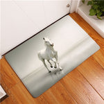 New Fashion Style Majestic Horse Print Carpets Anti-slip Floor Mat Outdoor Rugs Clear Front Door Mats