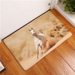 New Fashion Style Majestic Horse Print Carpets Anti-slip Floor Mat Outdoor Rugs Clear Front Door Mats