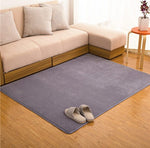 Adasmile Fashion Memory Foam Solid Mat Area rug Bedroom Rugs Mats Carpet Doormat For Hallway Living Room Kitchen Floor Outdoor