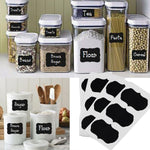 36 Pcs/set Blackboard Sticker Craft Kitchen Jars Organizer Labels Chalkboard Chalk Board Sticker 5cm x 3.5cm Black Board