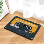 3D Tape Printing Non-slip Floor Carpet Fashion Indoor Entrance Doormat Rugs for Living Room Bedroom Kitchen Tapis Mat