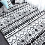 Europe and the United States fashion Plush Anti-Slip Soft Mat For Home Living Room Bedroom Shaggy  Floor Kids Carpets Mat Rug