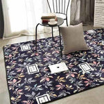 Europe and the United States fashion Plush Anti-Slip Soft Mat For Home Living Room Bedroom Shaggy  Floor Kids Carpets Mat Rug