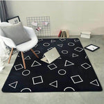 Europe and the United States fashion Plush Anti-Slip Soft Mat For Home Living Room Bedroom Shaggy  Floor Kids Carpets Mat Rug