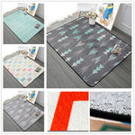 Nordic Simple Carpets For Living Room Home Bedroom Rugs And Carpets Fashion Music Floor Mat Coffee Table Area Rug Soft Velvet
