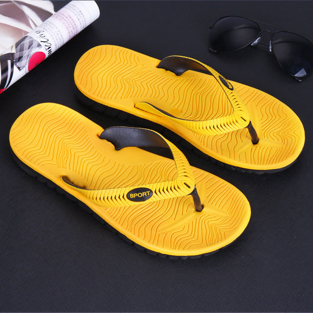 Cheap Summer Men Flip Flops Bathroom Slippers Men Casual PVC EVA Shoes Fashion Summer Beach Sandals Size 40~45 zapatos hombre