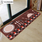 Knife and fork Non-slip mat foyer Foot carpet rug Household Long kitchen Door pad Fashion Rugs for Bedroom