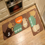 Knife and fork Non-slip mat foyer Foot carpet rug Household Long kitchen Door pad Fashion Rugs for Bedroom