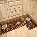 Knife and fork Non-slip mat foyer Foot carpet rug Household Long kitchen Door pad Fashion Rugs for Bedroom