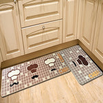 Knife and fork Non-slip mat foyer Foot carpet rug Household Long kitchen Door pad Fashion Rugs for Bedroom