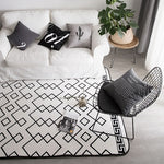 Modern Fashion Super Soft Velvet Thicken Carpet Pad Bedside Blanket Doormat Outdoor Prayer Parlor Home Floor Mat Anti-slip Rugs