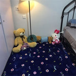 Modern Fashion Super Soft Velvet Thicken Carpet Pad Bedside Blanket Doormat Outdoor Prayer Parlor Home Floor Mat Anti-slip Rugs