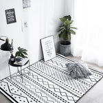Modern Fashion Super Soft Velvet Thicken Carpet Pad Bedside Blanket Doormat Outdoor Prayer Parlor Home Floor Mat Anti-slip Rugs