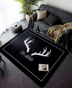 Modern Fashion Super Soft Velvet Thicken Carpet Pad Bedside Blanket Doormat Outdoor Prayer Parlor Home Floor Mat Anti-slip Rugs