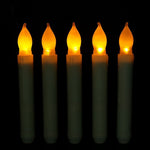Fashion Long Flameless LED Candles Lamp Flickering LED Tea Light Candles Battery Tealight Home Wedding Birthday Party Decoration