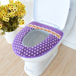 Fashion Winter Bathroom Products Toilet Seat Cover Warmer Fleece Thick Soft Comfortable Baby Potty Seats Case Bathroom Accessory