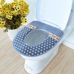 Fashion Winter Bathroom Products Toilet Seat Cover Warmer Fleece Thick Soft Comfortable Baby Potty Seats Case Bathroom Accessory