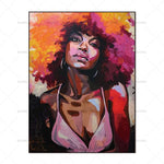 canvas painting figure Picture wall art  Picture portrait  home decor painting abstract  women picuture art poster and prints