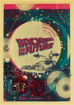 Sci-fi Back to The Future Film Propaganda Retro Kraft Poster Decorative DIY Wall Canvas Sticker Home Bar Art Posters Decor