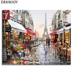 Framed Wall Pictures DIY Oil Painting By Numbers Wall Art Acrylic Oil Canvas Paintings Home Decor For Living Room