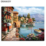 Framed Wall Pictures DIY Oil Painting By Numbers Wall Art Acrylic Oil Canvas Paintings Home Decor For Living Room