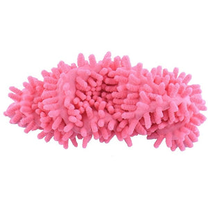 1pcs Bathroom Floor Shoes Covers Top Fashion Special Offer Polyester Solid Dust Cleaner Cleaning Mop Slipper 5 Colors