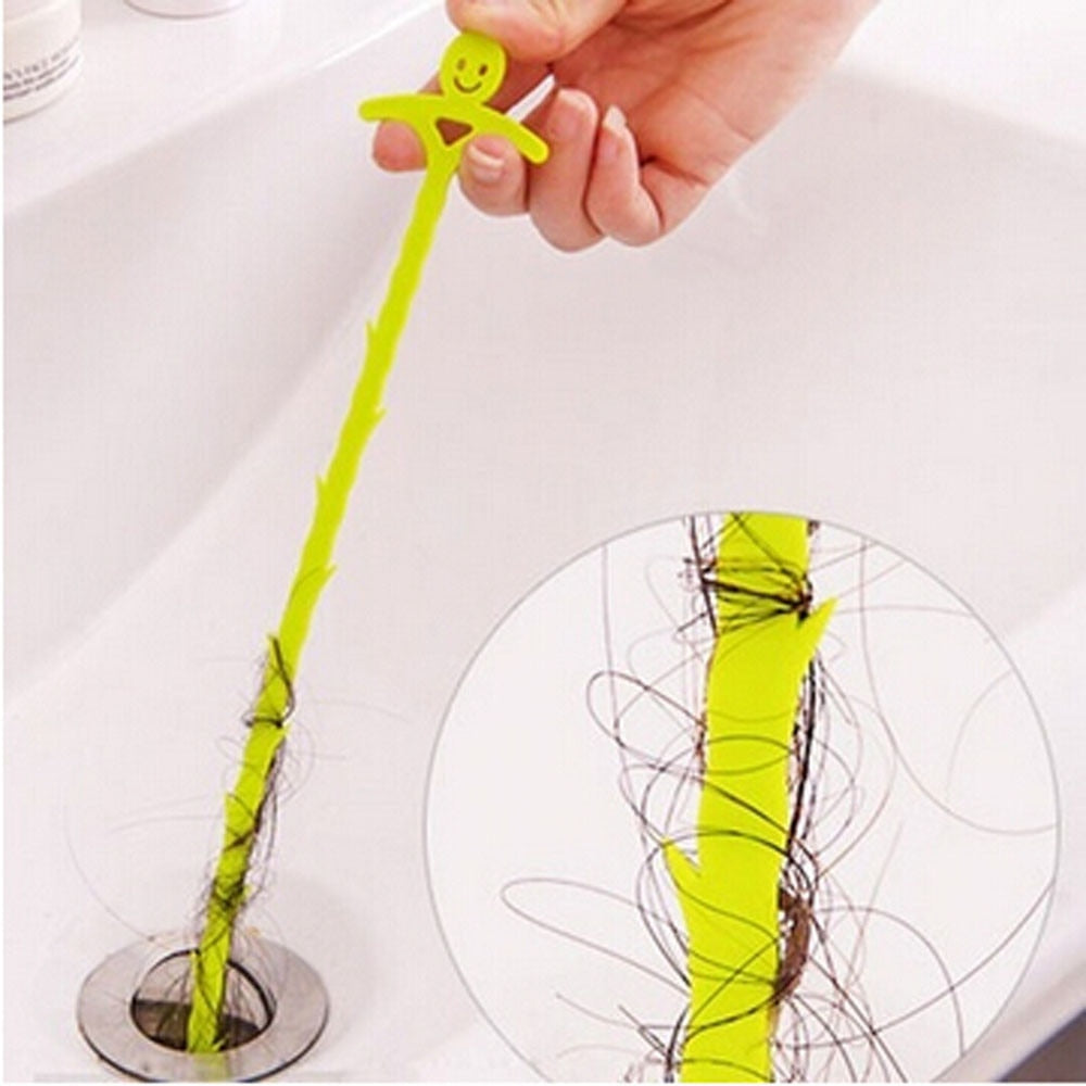 2018 New Fashion Sink Cleaning Hook Bathroom Floor Drain Sewer Dredge Device Small Tools Creative Home Sewer Toilet Sink Bathtub