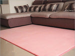 Fashion Flannel Memory Foam Solid Bedroom Living Room Area rug Gray/Red/Coffee Kitchen Floor Mats Carpet Outdoor Doormat 50x80cm