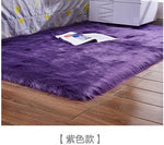 15 Colors Fashion Long Faux Fur Artificial Skin Rectangle/Square Fluffy Chair Seat Sofa Cover Carpet Mat Area Rug Living Bedroom