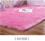 15 Colors Fashion Long Faux Fur Artificial Skin Rectangle/Square Fluffy Chair Seat Sofa Cover Carpet Mat Area Rug Living Bedroom