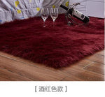 15 Colors Fashion Long Faux Fur Artificial Skin Rectangle/Square Fluffy Chair Seat Sofa Cover Carpet Mat Area Rug Living Bedroom