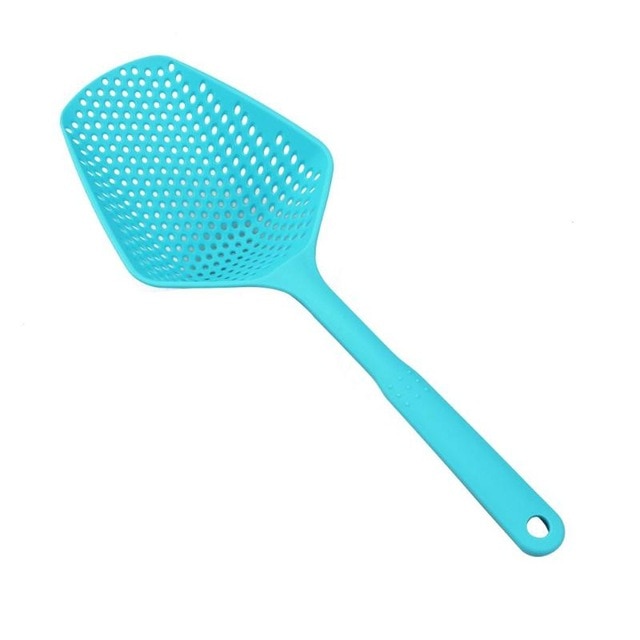1pc  No-stick Plastic Drain Shovel Strainers Water Leaking Shovel Ice Shovel Fishing Fence Colanders Kitchen Gadget Cooking Tool
