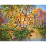 BAISITE DIY Framed Oil Painting By Numbers Landscape Pictures Canvas Painting For Living Room Wall Art Home Decor H340