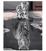 BAISITE Frameless DIY Oil Painting Pictures By Numbers On Canvas Wall Pictures Wall Art For Living Room Home Decoration 972