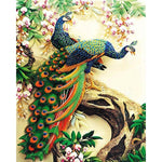 BAISITE DIY Framed Oil Painting By Numbers Animal Pictures Canvas Painting For Living Room Wall Art Home Decor