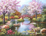 BAISITE DIY Framed Oil Painting By Numbers Flowers Pictures Canvas Painting For Living Room Wall Art Home Decor E927