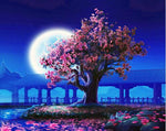 BAISITE DIY Framed Oil Painting By Numbers Flowers Pictures Canvas Painting For Living Room Wall Art Home Decor E927