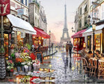 BAISITE DIY Framed Oil Painting By Numbers Flowers Pictures Canvas Painting For Living Room Wall Art Home Decor E927