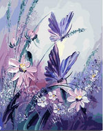BAISITE DIY Framed Oil Painting By Numbers Flowers Pictures Canvas Painting For Living Room Wall Art Home Decor E927