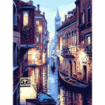 BAISITE DIY Framed Oil Painting By Numbers Flowers Pictures Canvas Painting For Living Room Wall Art Home Decor E927
