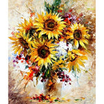 BAISITE DIY Framed Oil Painting By Numbers Flowers Pictures Canvas Painting For Living Room Wall Art Home Decor E927