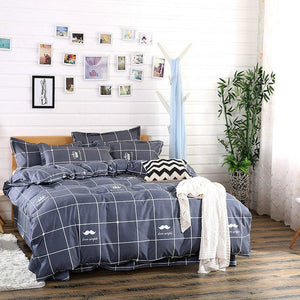 Juwen Home Textile Fashionable skin-friendly comfort Soft Aloe Cotton Sheet Quilt cover Pillowcase Bedding 3/4pcs