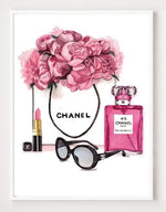 Modern Wall Art Home Decor Perfume Bottle Canvas Painting Coco Wall Pictures For Living Room Fashion Posters and Prints No Frame