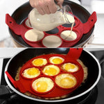 Pancake Maker Nonstick Cooking Tool Round Heart Pancake Maker Egg Cooker Pan Flip Eggs Mold Kitchen Baking Accessories