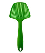 ORGANBOO 1PC Kitchen Accessories Gadgets Nylon Strainer Scoop Colander Drain Veggies Water Scoop Gadget Cooking Tools Black