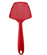 ORGANBOO 1PC Kitchen Accessories Gadgets Nylon Strainer Scoop Colander Drain Veggies Water Scoop Gadget Cooking Tools Black