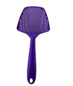 ORGANBOO 1PC Kitchen Accessories Gadgets Nylon Strainer Scoop Colander Drain Veggies Water Scoop Gadget Cooking Tools Black